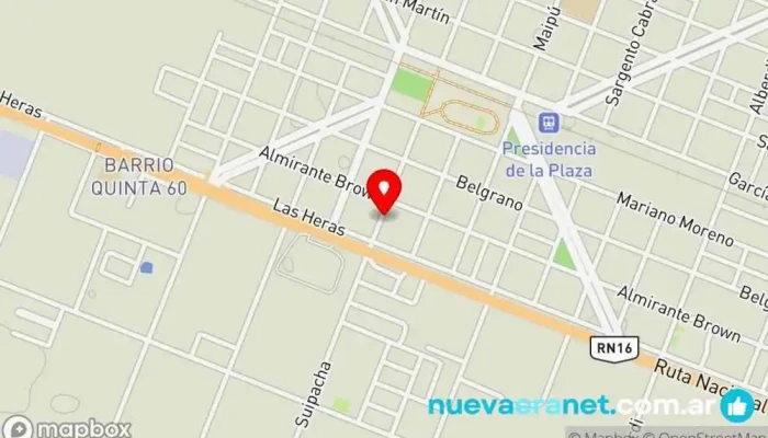 mapa de Panadería silvia Panadería en Presidencia de la Plaza