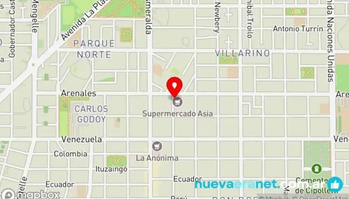 mapa de Panaderia Sixto Panadería en Cipolletti