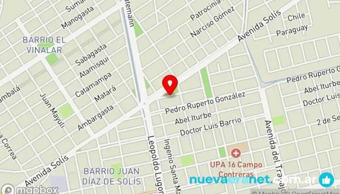 mapa de Panaderia Suarez Panadería en Santiago del Estero