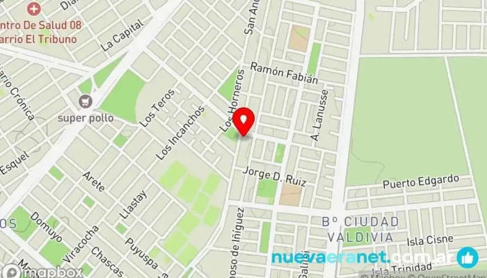 mapa de Panaderia Sur Panadería en Salta
