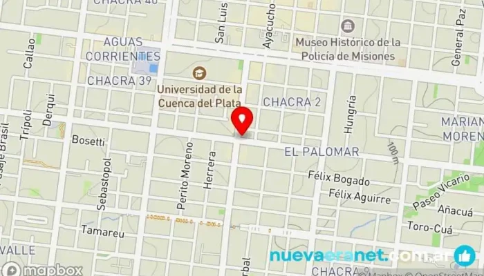 mapa de Panadería Tahona Panadería en Posadas