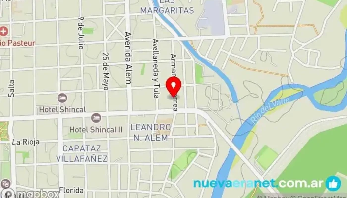 mapa de Panaderia Td Panadería en San Fernando del Valle de Catamarca