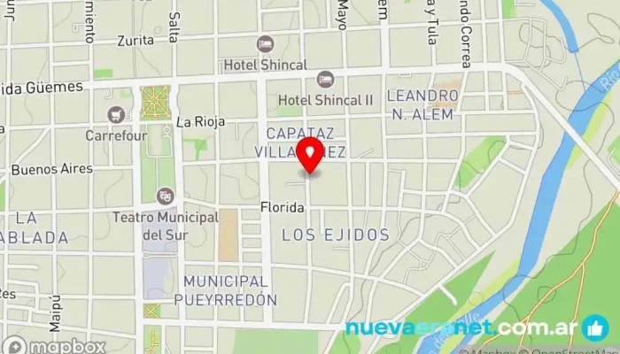 mapa de Panaderia Tegobi Panadería en San Fernando del Valle de Catamarca