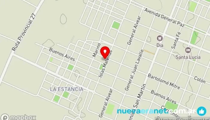 mapa de PANADERÍA Trigo Limpio Panadería en Santa Lucía