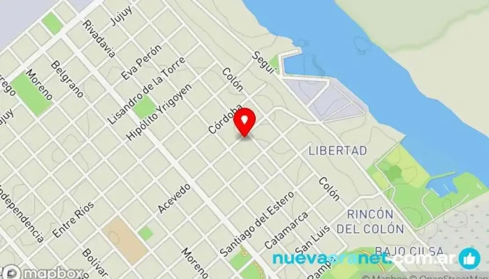mapa de Panadería Tucha Panadería en Villa Constitución