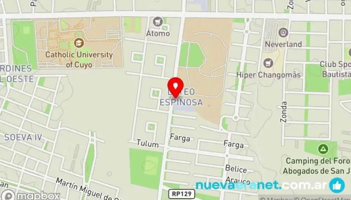 mapa de Panadería Vila Panadería en Rivadavia