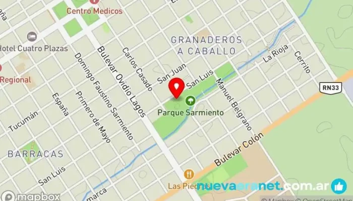 mapa de Panadería Villa Del Parque Panadería en Casilda