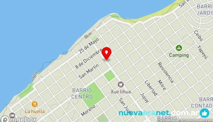 mapa de Panadería Virgen de Itatí Panadería en Paso de la Patria