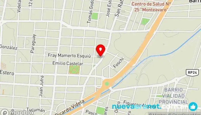 mapa de PANADERIA Virgen de Lourdes Panadería, Tienda de postres en Mendoza