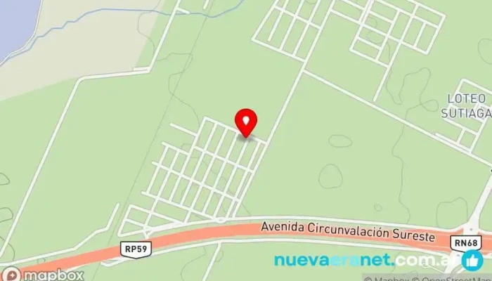 mapa de Panadería Virgen del Tránsito Panadería en Cerrillos