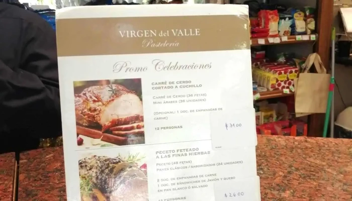 Panaderia Virgen Del Valle Carta - Dorrego