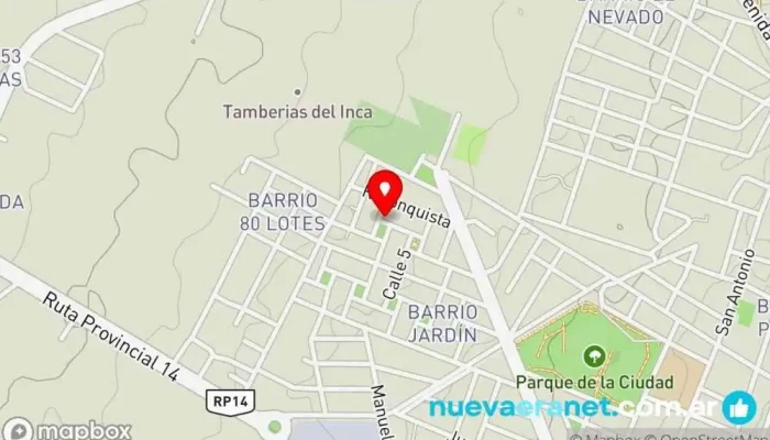 mapa de Panaderia Virgen Del Valle Panadería en Chilecito
