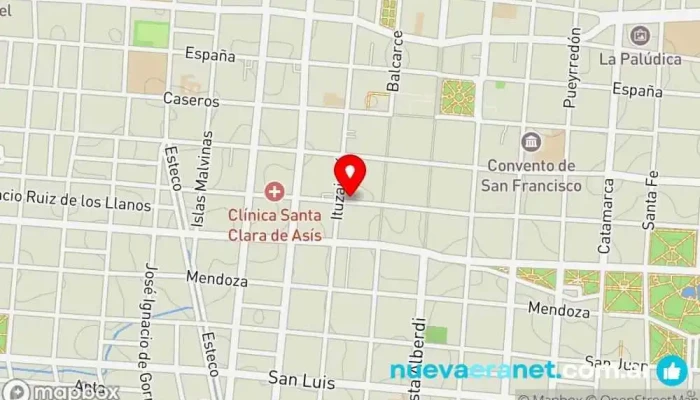 mapa de Panadería Virgen del Valle Urquiza Panadería en Salta