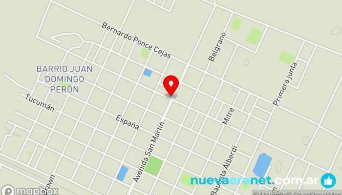 mapa de Panadería Xiomara Panadería en Concepción del Bermejo