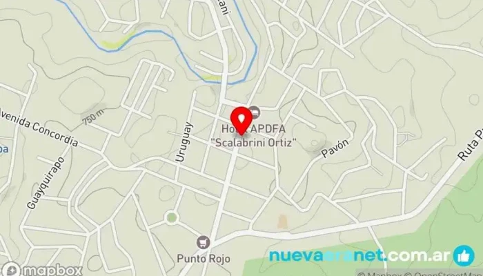 mapa de Panadería y Cafeteria Aloha Cafetería en Villa Icho Cruz