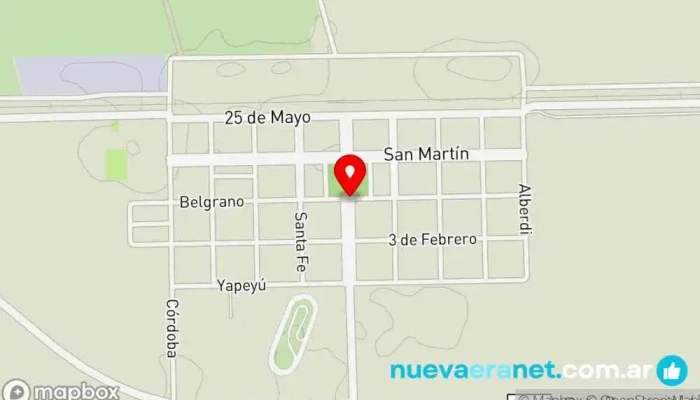 mapa de Panaderia Y Cafeteria 