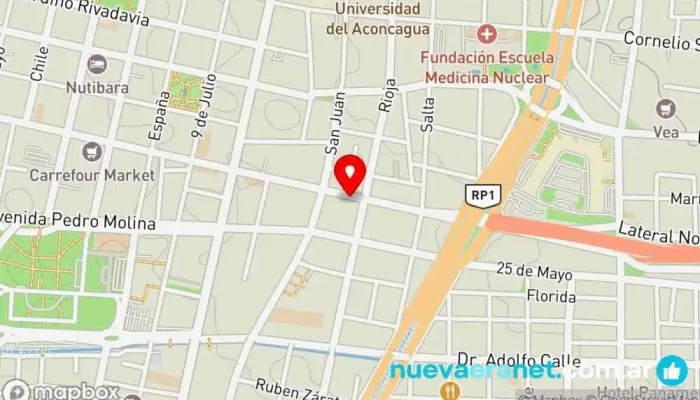 mapa de Panaderia y Cafetería 