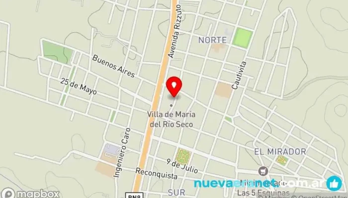mapa de Panadería y Cafetería Sullay Cafetería en Villa de María