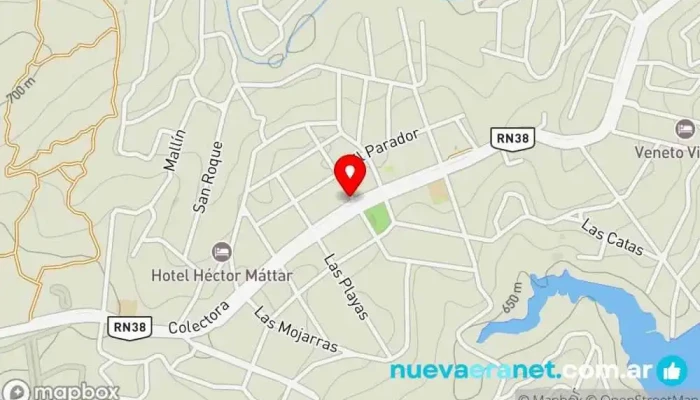 mapa de Panadería y Confitería Angeles Panadería en Villa Parque Síquiman