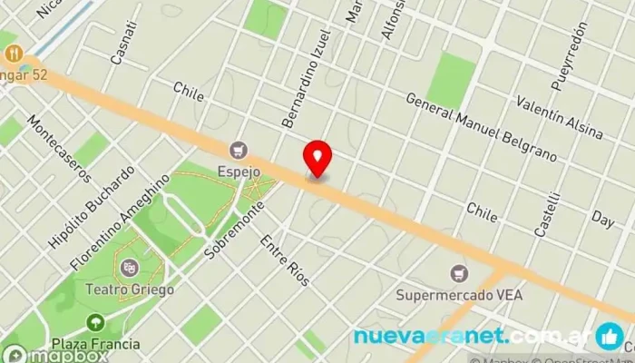 mapa de Panadería y Confitería Belén (Centro de San Rafael) Panadería en San Rafael