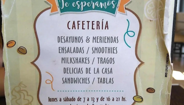 Panaderia Y Confiteria El Principito Carta - Concordia