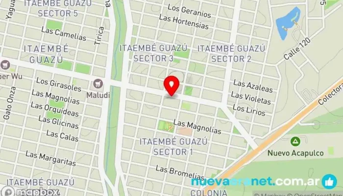 mapa de Panaderia Y Confiteria Esperanza Panadería en Posadas