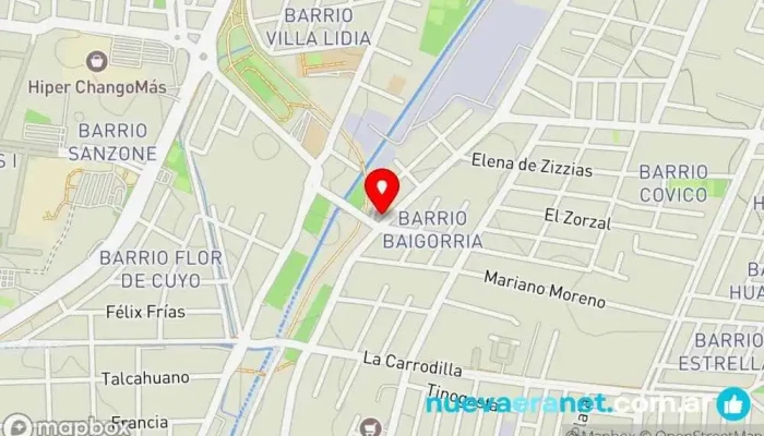 mapa de Panaderia Y Confiteria Fenix Panadería en Godoy Cruz