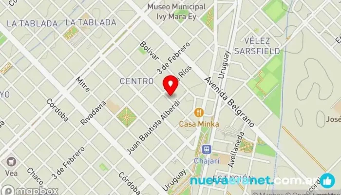 mapa de Panadería y Confitería 