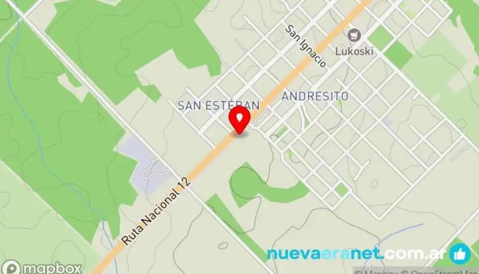 mapa de Panadería y Confitería La Reina Panadería en Gdor. Roca