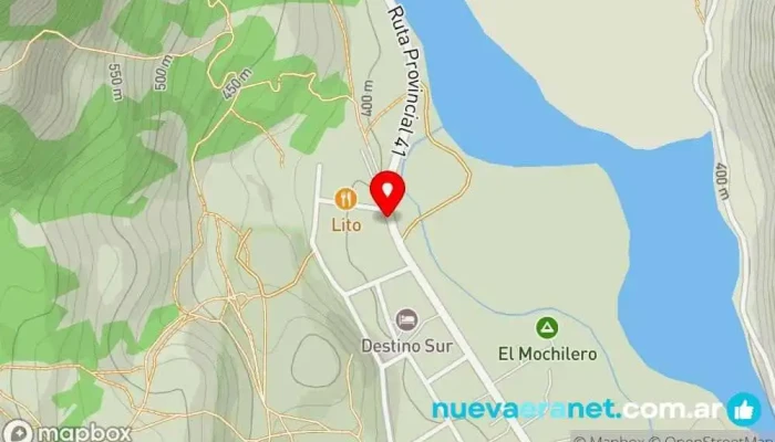 mapa de Panadería y confitería los salteños Panadería en El Chalten