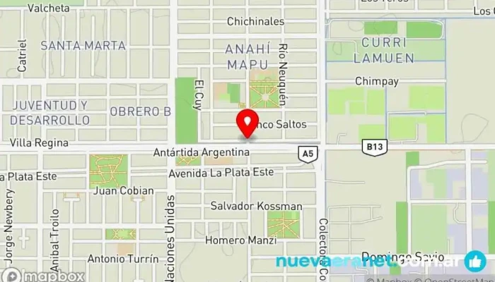 mapa de Panaderia Y Confiteria Marmeli Panadería en Cipolletti