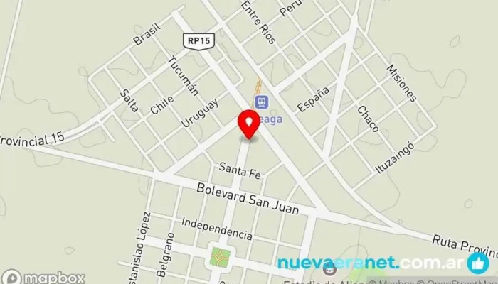 mapa de Panaderia Y Confiteria Piatti Servicios de Catering Panadería en Arteaga