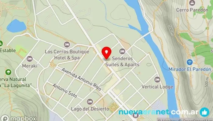 mapa de Panaderia y confiteria Que Rika Panadería en El Chalten