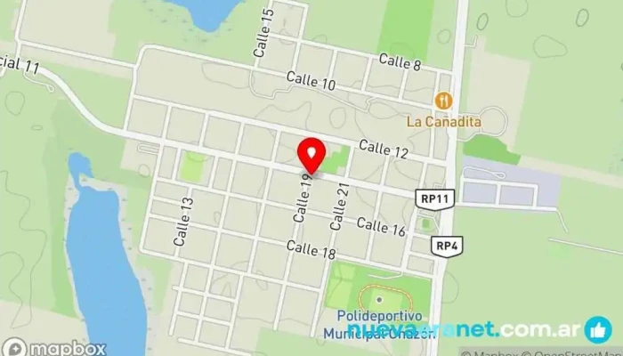 mapa de Panaderia y Confiteríá San Expedito Panadería en Chazón