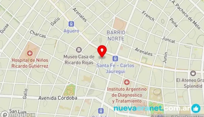 mapa de Panadería y Confitería San Marcos Panadería, Pastelería francesa en Cdad. Autónoma de Buenos Aires
