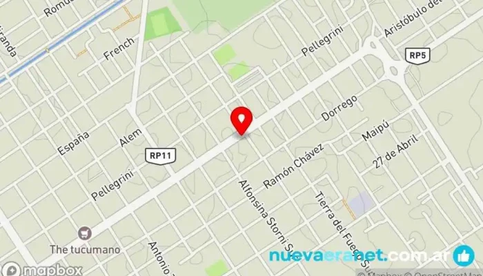 mapa de Panaderia y Confiteria Sofi Panadería en La Banda
