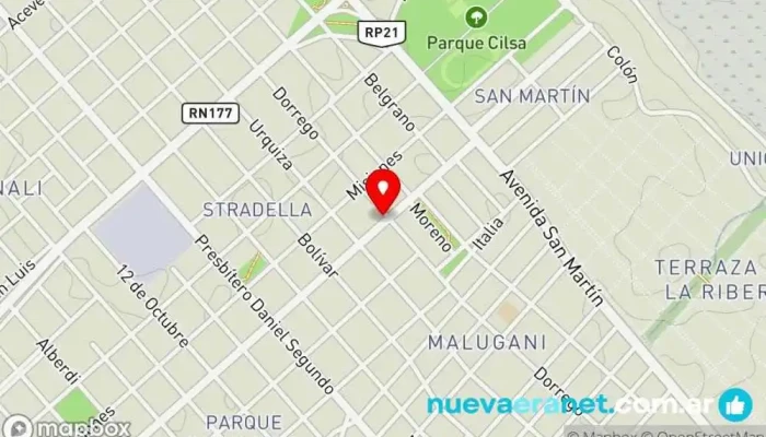 mapa de Panaderia Y Confiteria Veneciana Panadería en Villa Constitución