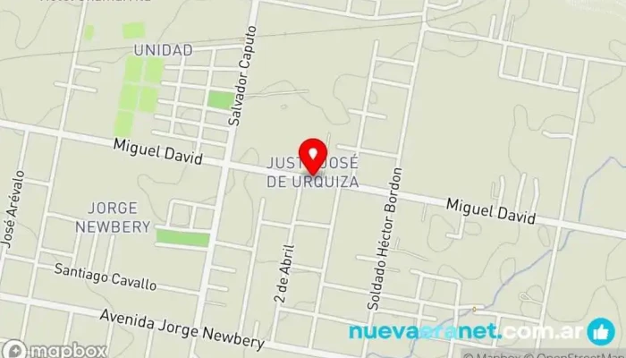 mapa de Panaderia y despensa Brunella Panadería en Paraná