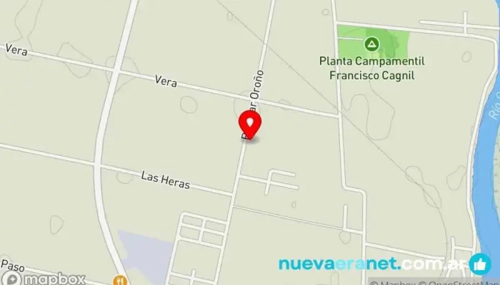 mapa de Panadería y despensa la nueva estrella Panadería en Coronda