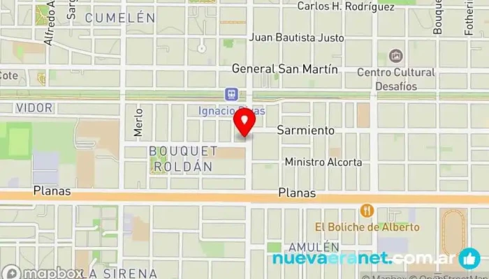 mapa de PANADERIA Y DESPENSA QUITA Almacén, Panadería en Neuquén