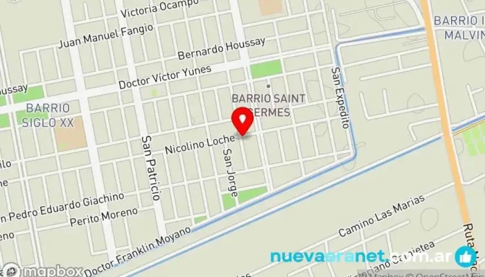 mapa de Panadería y fiambrería Kuresza Panadería en Santiago del Estero