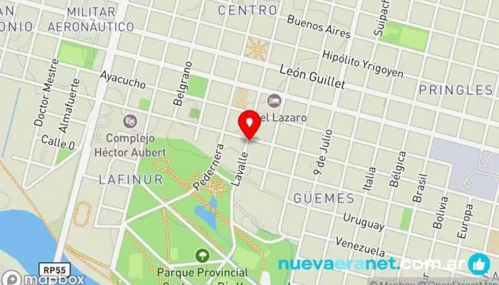mapa de Panadería Y Pastelería Artesanal Secretos Y Sabores Panadería en Villa Mercedes