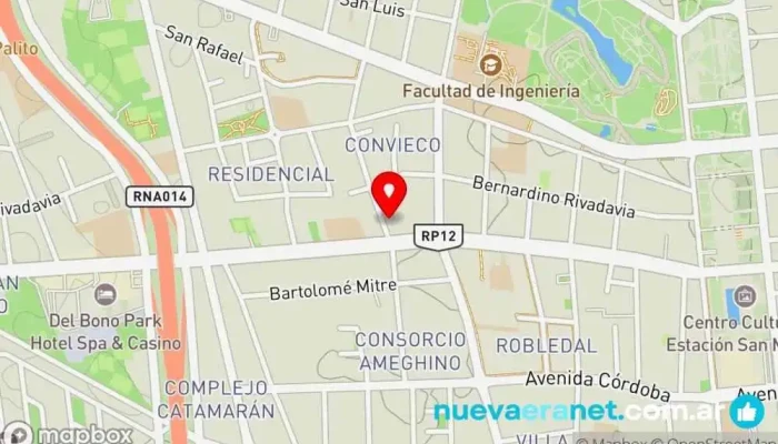 mapa de Panaderia y Pasteleria Margarita Panadería en San Juan