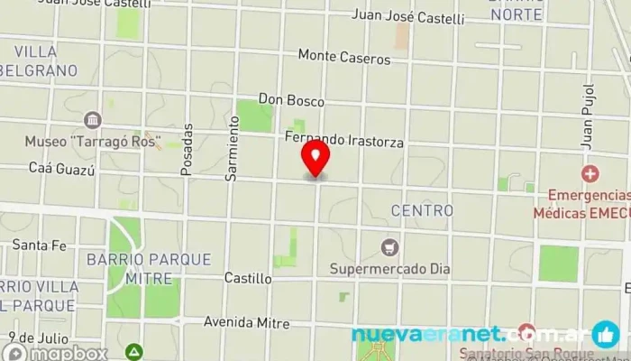 mapa de Panaderia Y Repostería 