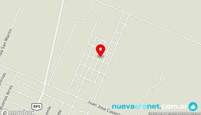 mapa de PANADERIA YIREH barrio primavera Panadería en Pampa del Infierno