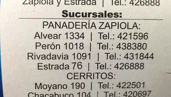 Panaderia Zapiola -  Comentarios - Río Gallegos