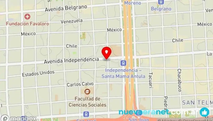mapa de Panaderías del Pueblo Panadería, Pastelería francesa en AAZ