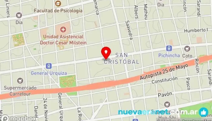 mapa de Panaderías del Pueblo Panadería en Cdad. Autónoma de Buenos Aires