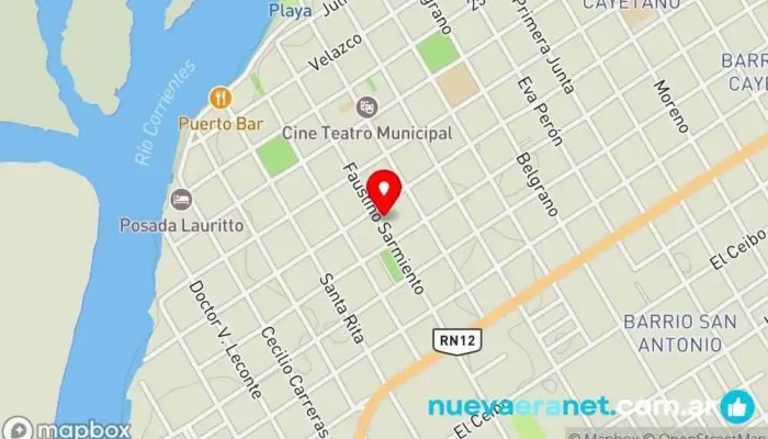 mapa de Panaderías En Esquina Panadería en Esquina