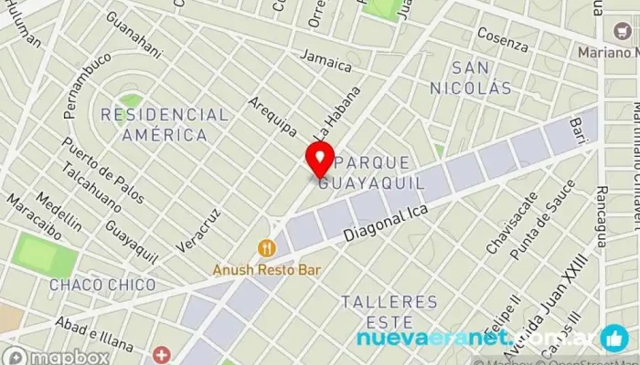 mapa de Panaderias MD Milledolci Panadería en HXP